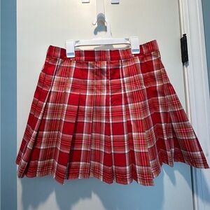 Aerie plaid mini skirt